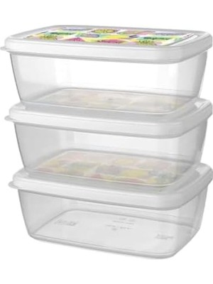 Daisy Home Aria Saklama Kabı 1200 ml 3'lü Se