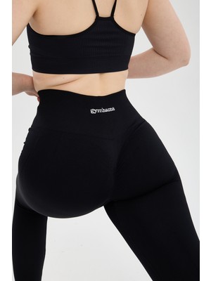 Gymhams Drop Serisi Kalça Büzgülü(Scrunch) Push Up Toparlayıcı Esnek Yüksek Bel  Kadın Spor Tayt- Pilates/yoga/fitness Taytı