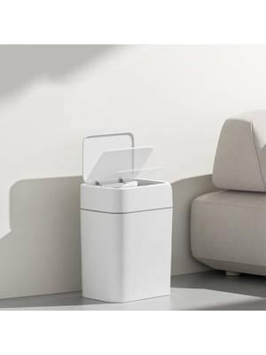 Daisy Home 12 Lt Hareket Sensörlü Sessiz Kapatma Çok Amaçlı Çöp Kutusu- Yerli Üretim -2 Adet Aa (Kalem) Pil ile Çalışmaktadır