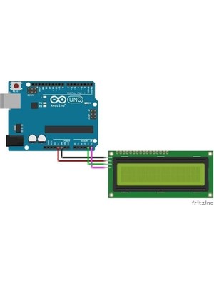 Daisy Home 2X16 LCD Ekran (I2C Modüllü)