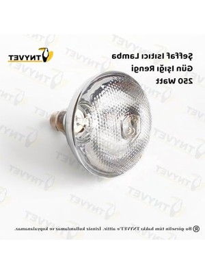 Cekar Store Tnyvet Şeffaf Renk/ınfrared Civciv, Buzağı, Kuzu Isıtıcı Lamba - Ampul 250 Watt