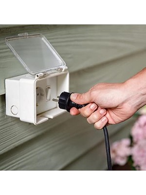 Daisy Home Hue Dış Mekan Güç Kaynağı 40 W, Uygulama Üzerinden Kontrol Edilebilir, Amazon Alexa (Echo, Echo Dot) ile Uyumlu, Siyah, Hava Şartlarına Dayanıklı