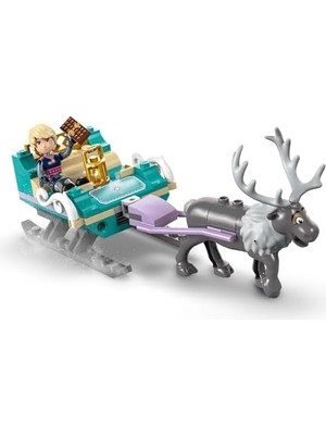 Daisy Home ǀ Anna’nın Kızak Macerası 43256-4 Yaş ve Üzeri Prenses Seven Çocuklar Için Yaratıcı Oyuncak Yapım Seti, Doğum Günü Hediyesi (192 Parça)