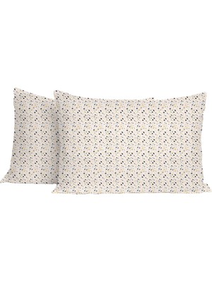 Daisy Home Soley | Mix & Match | Mozaic |%100 Pamuklu 2’li Yastık Kılıfı Seti Petrol Yeşili