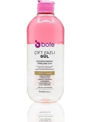 Daisy Home Bote Skin Care Çift Fazlı Makyaj Temizleme Suyu 400 ml Gül