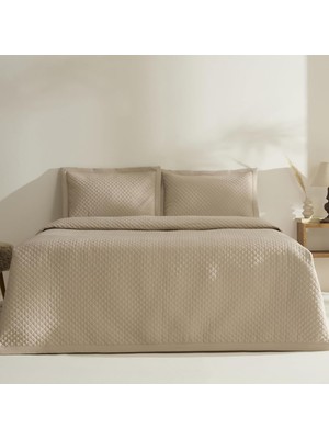 Daisy Home Anna Çift Kişilik Yatak Örtüsü Bej