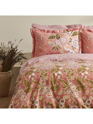 Daisy Home Pasares %100 Pamuk Tek Kişilik Nevresim Takımı Pembe