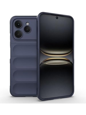 Daisy Home Spark 40 ile Uyumlu Kılıf Lacivert Kinet Silikon Kapak (Spark 40 ile Uyumlu, Lacivert)