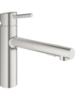 Daisy Home 31453DC1 Pull-Out Mutfak Bataryası Püskürtücülü Supersteel (Paslanmaz Çelik)