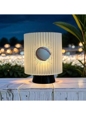 Daisy Home Gece Lambası -Beyzbol Dekoratif Lamba, Genç Oda, Özel Hediye