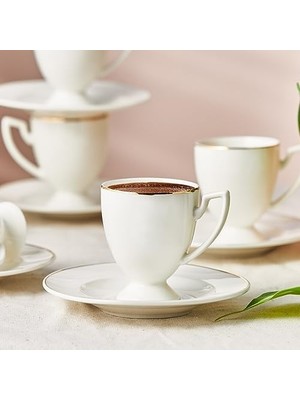Daisy Home Karaca Boyoz 6 Kişilik Kahve Fincan Takımı 85 ml