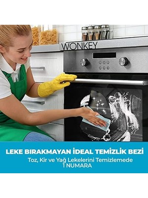 Daisy Home - Mikrofiber Cam Bezi, Çok Amaçlı Cam, Toz ve Mutfak Bezi, Oto ve Motosiklet Mikrofiber Bez, Sihirli Mikrofiber Temizlik Bezi 60X40 cm - (3'lü Paket)