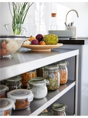 Daisy Home Korken Kapaklı Kavanoz, 0,5 L (Şeffaf Cam)