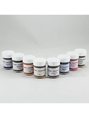 Daisy Home Parti Vitrini Yeşil Renk Jel Mum ve Parafin Toz Boyası 5 gr