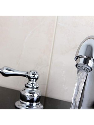 Daisy Home KB981AL Viktorya Dönemi Yaygın Lavabo Bataryası, Pop-Up, 12,5 Cm, Parlak Krom