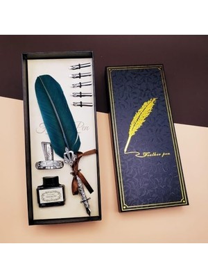 Daisy Home Divit Hokka Kalem Seti Dekoratif Hediyelik Yeşil