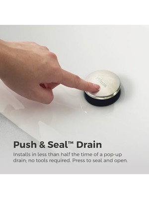 Daisy Home LF042CSOGS Capistrano Tek Kontrol 10,16 cm Orta Set Banyo Bataryası Spot Defense Fırçalanmış Nikel