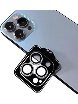 Daisy Home 14 Pro Parmak Izi Bırakmayan Anti-Reflective ile Uyumlu Özel Safir Kamera Lens Koruyucu Cl-11 Gümüş