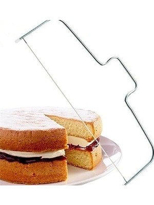 Daisy Home 5dm-Pratik Kolay Pasta Kek Dilimleme Bölme Teli Kesme Aleti Aparatı