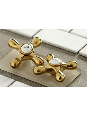 Daisy Home KS3127AX 20,32 cm Merkezi Duvara Monte Gemi Lavabo Musluğu, Pirinç, 7-4/9 Inç Ağız Erişimi