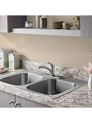 Daisy Home Standard 7074000.075 Colony Pro Paslanmaz Çelik Deckplate ile Tek Kulplu Mutfak Bataryası