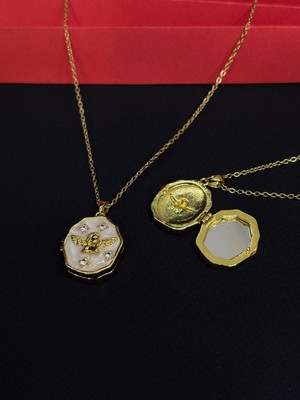 Melisa Takı & Aksesuar 316L Çelik Gold Renk Açılır Resimli Kolye (Fotoğraf Eklenebilir)