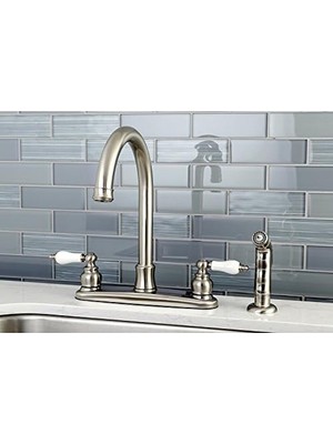 Daisy Home Pirinç FB7798PLSP Viktorya Çağı-Mutfak Bataryası, Saten Nikel