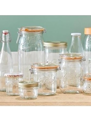 Daisy Home Le Parfait Super Terrines Klipsli/contalı Cam Kavanoz 200 ml