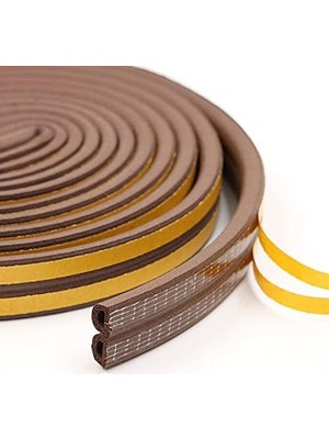 Daisy Home Kapı Pencere Fitili Soğuk Izolasyon Bandı Kahverengi 2x3=6 mt