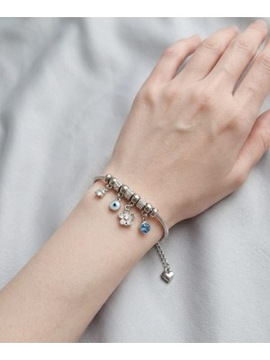 Stainless Steel Çelik Charm Bileklik