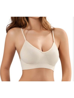 Sistina Muratech Ten Lcralı Büstiyer Sütyen Korse - 720 - Beden M