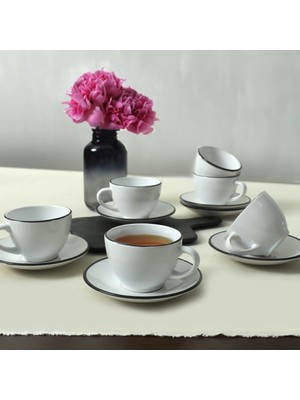 Daisy Home Keramika Simply Kera Çay Takımı 12 Parça 6 Kişilik 19985