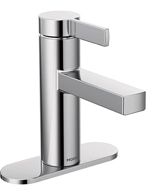 Daisy Home Beric Modern Tek Kolu Tek Delikli Banyo Bataryası Tahliye Montajlı, Krom 84774