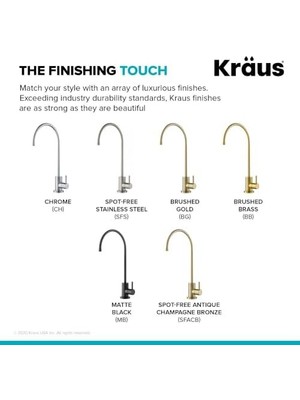 Daisy Home PURITA%100 Kurşunsuz Mutfak Su Filtresi Bataryası Krom, FF-100CH