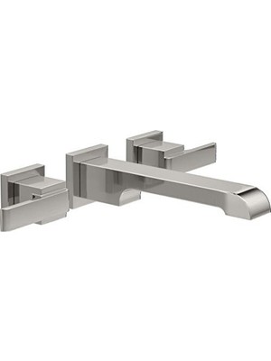 Daisy Home Musluk T3567LF-SSWL Ara Iki Kulplu Duvar Askısı Wc Musluk, Paslanmaz Çelik