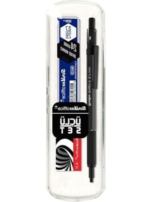 Cekar Store Scrikss Office Graphx 3'lü Set Versatil Kalem 0.7 mm Antrasitsilgimin 0.7 mm