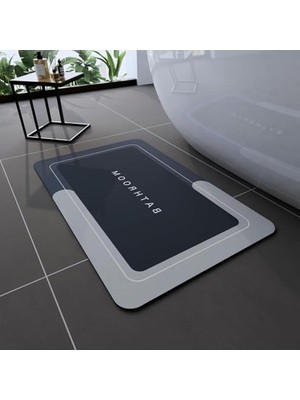 Cekar Store Promosyonca Sihirli Banyo Paspası, Su Emici, Kaymaz Tabanlı, Farklı Model Seçenekleri (40X60 Dikdörtgen)