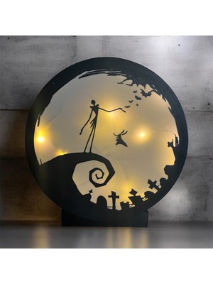 3D Home Jack Skellington Işık Kutusu