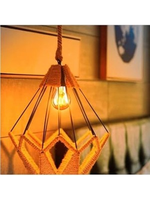 Cekar Store 4 Watt Mini Top Ampul LED Filament G45 Amber Cam Rustik Ampul E27 Duy 1800K Amber Işık Rengi 10 Adet