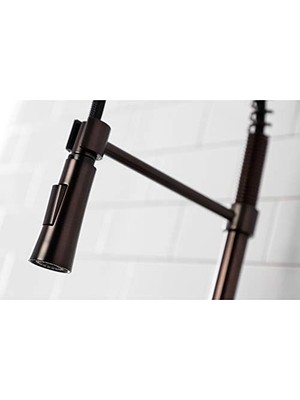 Daisy Home LS8675CTL Continental Ön Durulama Mutfak Bataryası, Yağla Pürüzsüzleştirilmiş Bronz