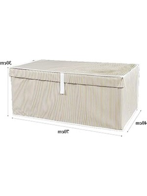 Cekar Store Pazar Kapısı Çok Amaçlı Düzenleyici Kapaklı Sandık Tipi Kutu Hurç Organizer (70 x 40 x 30, Kahverengi)