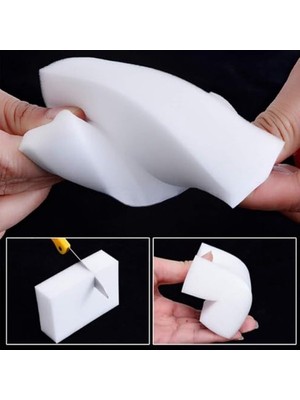 Cekar Store Wonkey - Melamin Sihirli Sünger, Çizik ve Yazı Silici Sünger, Duvar Temizleme Süngeri, Silgi Sünger Büyük Boy 12X7X3 cm - 2 Adet