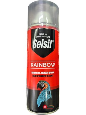 Selsil Rainbow Akrilik Sprey Astar 3009 Kırmızı