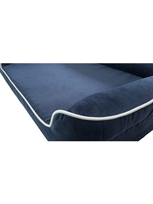 Cekar Store Viscopet Premium Sofa Blok Sungerli Alezli Fermuarlı Yıkanabilir Köpek Yatağı (Large)