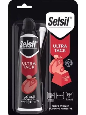 Selsil Ultra Tack Yapıştırıcı 50 ml Beyaz