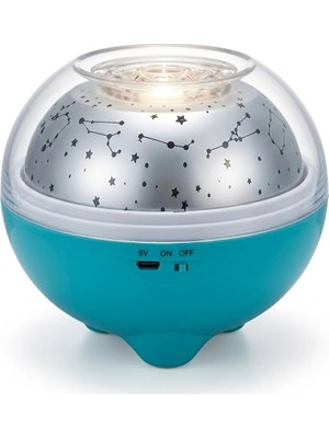 Nemere Çok Renkli LED Yıldız Projektör Gece Lambası Bluetooth Müzik Çalar ve Kumandalı Kontrol
