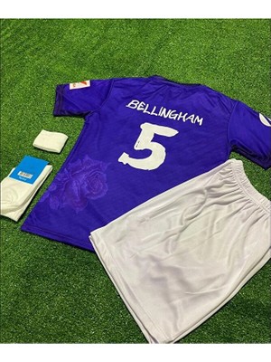 Jude Bellingham 2023/24 Yeni Sezon Çocuk Forması 4'lü Set (Y-3 Güllü)