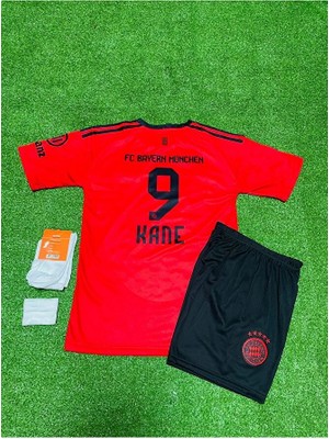 B.a.y.e.r.n M.ü.n.i.h 2024/25 Yeni Sezon Harry Kane Iç Saha Çocuk Forması 4'lü Set