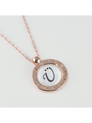 Zero Land Muratech Seri Sonu Roz Renk Harfli Kolye-Ü