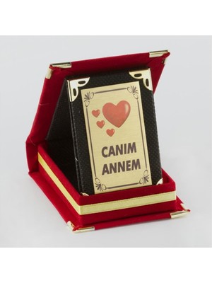 Zero Land Muratech Canım Annem Plaketi-Kırmızı